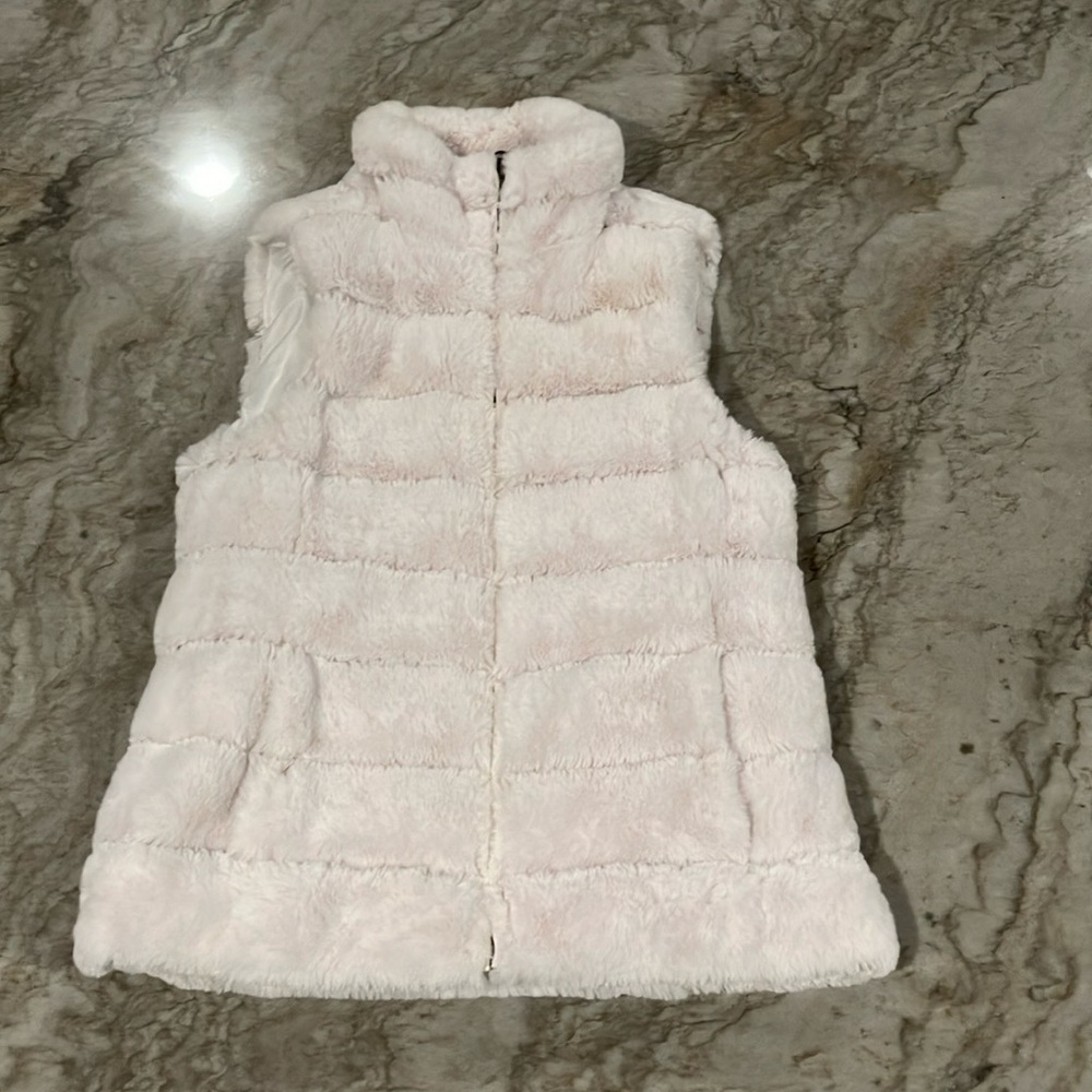 Dylan Los Angeles White Winter Vest Jacket w/Inside Zip Pocket (Women’s Size S)